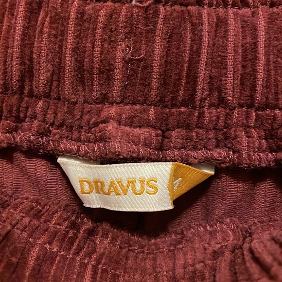 Burgundy Corduroy Shorts - Picture 3 of 4